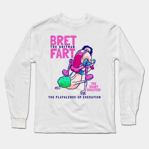 Bret Fart Long Sleeve T-Shirt by WizzKid